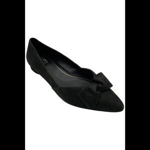 Naturalizer Women's Havana Bow Flats Black - Medium